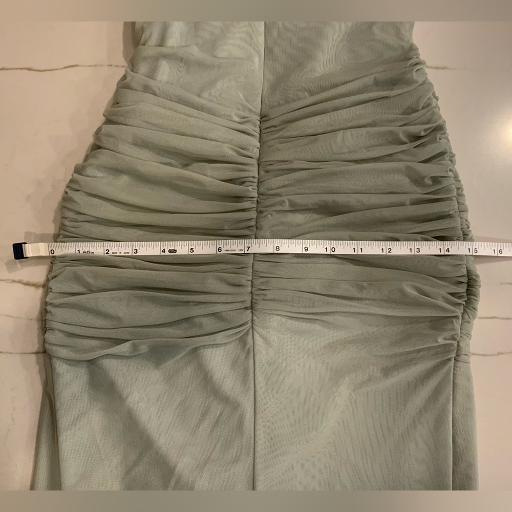 HOUSE OF CB Pistachio Ruffled Gown - Picture 7 of 10